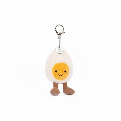 Jellycat Amuseables Happy Boiled Egg Dije Para Bolso | KHDR-60985